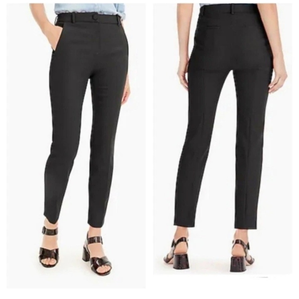 J.Crew black high rise cameron pants Sz 6 classy office professional business